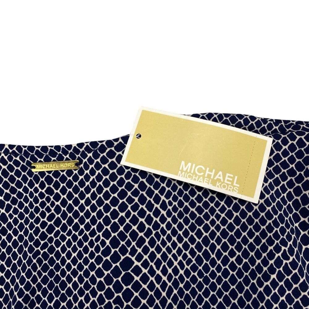 Michael Kors Sheath Dress Womens Medium Navy White MSRP:$135 - Picture 8 of 16